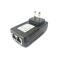 Adaptateurs Gigabit 24v 1a EU UK AU US Prises Injecteur Splitter POE 24W Adaptateur d'alimentation POE sans fil
