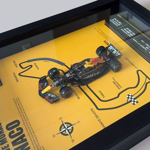 RB20 Red Bull verstappen 2024 công thức theo dõi xe mô hình nhựa quy mô <span class=keywords><strong>1</strong></span>:32 Áp phích 3D trang trí khung tường nghệ thuật - Product Image 5