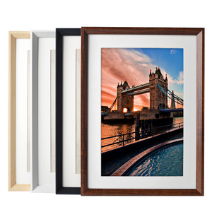 Homco thiết kế 4x6 5*7 8*10 inch MDF khung ảnh Wall Mount & Tabletop hiển thị cổ điển bằng gỗ hình ảnh khung trang trí nội thất cho nghệ thuật - Product Image 1