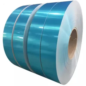 Hoge Kwaliteit Aluminium Spoel 8011h24 0.15Mm Dikte Blauw Hydrofiele Aluminiumfolie Voor Fin Stock Cool Systeem