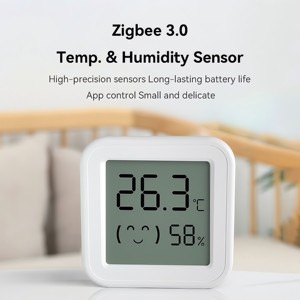<span class=keywords><strong>Sensor</strong></span> de Temperatura y Humedad Zigbee 3.<span class=keywords><strong>0</strong></span> con Pantalla y Diseño de Barra de Batería para Uso en Casa, Exteriores, Automóviles y Hoteles, Compatible con la Aplicación EWELINK/TUYA y PC - Product Image 2