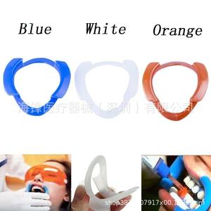 Abridor Bucal Hai Feng Dental O-Ring 4856 con Certificación CE, Soporte Oral Manual para Adultos, Azul, Blanco, Naranja - Product Image 3