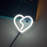 Lampe à panneau néon LED avancée pour fenêtre de voiture arrière élégante Automobile lumière décorative élégante atmosphère de chagrin nouvel état