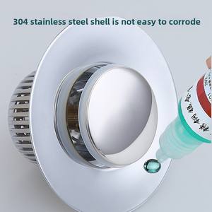 Drenaje emergente moderno <span class=keywords><strong>de</strong></span> acero inoxidable, anticorrosión, 1 año <span class=keywords><strong>de</strong></span> garantía <span class=keywords><strong>para</strong></span> fregadero <span class=keywords><strong>de</strong></span> cocina, <span class=keywords><strong>baño</strong></span>, tapón a prueba <span class=keywords><strong>de</strong></span> fugas, accesorio <span class=keywords><strong>de</strong></span> drenaje - Product Image 3