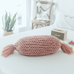 Cuscino in Peluche HECION Candy, Design Nordico, Cuscino Lavorato a <span class=keywords><strong>Maglia</strong></span>, Morbido Giocattolo Imbottito, Cuscino Lungo per Divano, Decorazione per la Casa, Regalo per <span class=keywords><strong>Amici</strong></span> - Product Image 3