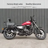 Barre de protection antichoc QJ200-2H pour moto QJMOTOR Qianjiang Rongguang 202 – Protection moteur avant en acier épais, modification