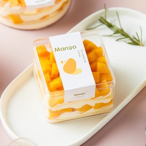 12*6*7cm Tiramisu PS Şeffaf Sert Plastik Ambalaj Kutusu Kurabiye Kızılcık El Yapımı Kurabiye Kutusu Meyveli Kek Kutusu - Product Image 6