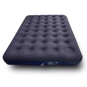Wholesale Comfortable Flocking Portable <strong>Inflatable</strong> PVC <strong>Mattress</strong> Home Outdoor Camping Hiking With External Inflator Pump - Product Image 2