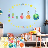 Autocollants découpés en vinyle fluorescent de haute qualité, résistants à l'eau et aux UV, autocollants lumineux qui brillent dans le noir pour la décoration