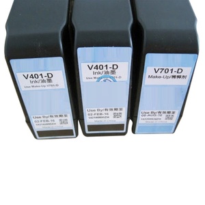 En stock, encre noire originale Vj V410-D V411-D avec puce, encre pour imprimante jet d'encre série Vj 1000, livraison mondiale des marchandises - Product Image 2