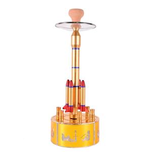 Ensemble Chicha de Fête Haut de Gamme avec 6 Tuyaux et Lumière LED, Kit Complet Chicha LED Rocket pour Salon de Chicha - Product Image 5