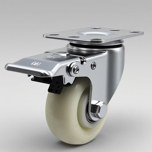 Roulettes pivotantes avec frein <span class=keywords><strong>pour</strong></span> meubles, petites tables, roulettes <span class=keywords><strong>de</strong></span> 3 pouces (75 mm), pieds <span class=keywords><strong>de</strong></span> <span class=keywords><strong>table</strong></span> <span class=keywords><strong>de</strong></span> bureau, mini-roulettes pivotantes - Product Image 2