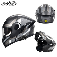 Nuevo Casco de Motocicleta Abierto de Alta Calidad con Certificación DOT, Bluetooth, Doble Visera, ABS, para Motocross, de Fábrica