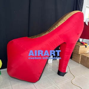 Zapatos inflables de tacón alto inflables de alta calidad, modelo de globo inflable - Product Image 4