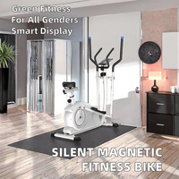 XOYOOU, bicicleta de ejercicio reclinada magnética Unisex, Control de resistencia silencioso, entrenador elíptico de Fitness físico Horizontal Manual