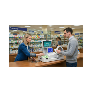 Estación de Trabajo Médica Portátil de Escritorio Huasheng, Kiosco de Autoservicio para Chequeos Médicos con Evaluación por IA, HS-S05 - Product Image 4
