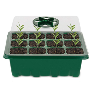 12 Cells Plant Seed Nursery Trays with Grow Light Seedling Tray Greenhouse Growing Trays Seedling Breathable Nursery Box