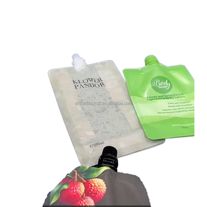 50/250/500 ML <strong>Packaging</strong> Spouted <strong>Gel</strong> Pouches Cosmetic Refill Pouch With Spout Small Refillable Travel Subpackage Spout Pouch - Product Image 1