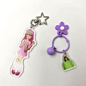 Personalized Wholesale Accessories Keychain Factory Made Custom Design <b>Cute</b> Design Mini Acrylic Keychains - Product Image 3