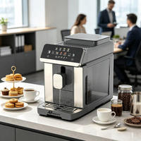 Cafetera Automática Anbolife con Preinfusión, Pantalla LED, Molinillo Cónico Integrado, WiFi, Memoria Personalizada, Fabricación OEM