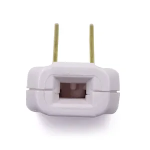 wholesale direct sales American Japanese type flat plug 180 degree rotatable 2 pin power connector plug