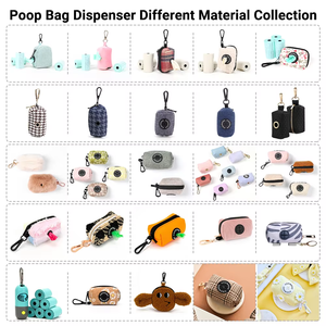 Dispensador de Bolsas para Excremento de Perro Soporte para Bolsas de Caca Dispensador de Bolsas de Residuos con Logo Personalizado y Clip para Correa - Product Image 3