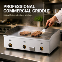 Équipements de barbecue professionnels pour restaurants, gril à gaz GPL commercial en acier inoxydable, fournisseur de grils à gaz