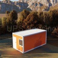 UPS bietet vorgefertigtes kleines modulares Stahl container haus für Hotels und Häuser Simple One Single Room Flat Pack Design