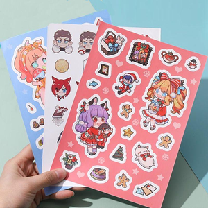 Adesivi in Vinile Personalizzati <span class=keywords><strong>A4</strong></span> A5 A6, Decorativi per Bambini, Anime, Adesivi Fustellati per Eventi Aziendali e Confezioni Regalo - Product Image 1