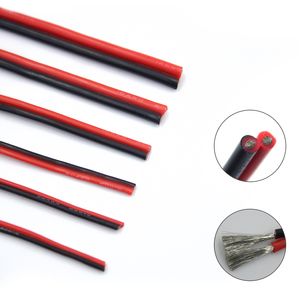 28wg सिलिकॉन समानांतर तार पावर तार लिथियम बैटरी सिलिकॉन लाल काले <span class=keywords><strong>2</strong></span> कोर केबल 600v 0.08mm <span class=keywords><strong>3</strong></span> V. 0.08mm <span class=keywords><strong>3</strong></span>. - Product Image 3