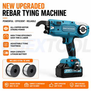 Fully Automatic Reinforcement <b>Binding</b> <b>Machine</b> Rechargeable Strapping <b>Machine</b> Lithium Battery Steel Bar <b>Binding</b> Tool for Bridge - Product Image 2