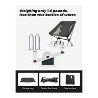 Chaise de camping en fibre de carbone OEM ODM, pliable, longueur personnalisée, haute résistance, pour le camping, mobilier d'extérieur, fabrication en usine.