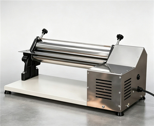 Equipo de Panadería, Laminadora de Masa Eléctrica de Sobremesa, Rodillo de Masa Comercial para Producción de Pastelería y Láminas de Masa - Product Image 4