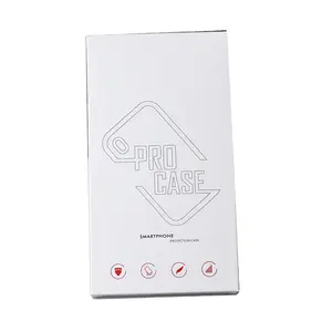 Cell phone shell packing Printed your Logo paper fold box cardboard boxes for mobile phone case