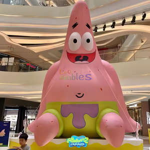 Pallone Gonfiabile Promozionale a Forma <span class=keywords><strong>di</strong></span> Patrick Star, Decorazione per Eventi, Modello Gonfiabile per Attività <span class=keywords><strong>di</strong></span> Marketing - Product Image 4