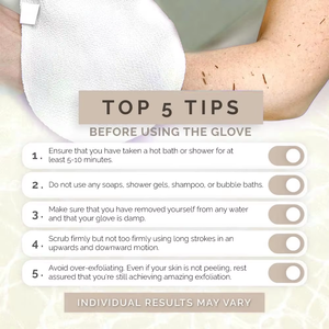 Guante Exfoliante Corporal Personalizado para Ducha, Cepillo Limpiador de Manos, Guante de Baño Suave para Exfoliar la Piel - Product Image 4