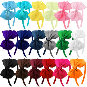 Bandeaux colorés pour enfants pour la <span class=keywords><strong>correspondance</strong></span> quotidienne des petites filles âgées de 3 à 10 ans, disponibles en 16 couleurs - Product Image 1