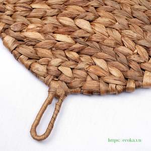 Ecoka OEM Tapis et sous-plats tissés à la main en jacinthe d'eau, style bohème moderne et luxueux, écologiques, isolants et résistants à la chaleur, Vietnam - Product Image 5