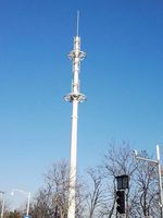 Tour monopôle en acier galvanisé pour station de base mobile