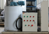Machine à glaçons en flocons verticale intégrée, industrielle, automatique, en acier inoxydable, de forme cylindrique, haute capacité