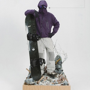 <b>Men</b> Anorak Zip up Safari Windbreaker Outdoor Double Layer Embroidered Patches Hiking <b>Jackets</b> Coats Clothing Manufacturer - Product Image 5