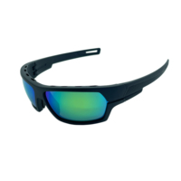 Lunettes de soleil polarisées à monture rectangulaire personnalisées en TR90, anti-reflets UV400, adaptées à la pêche, à la conduite, à la course et aux sports ; unisexe.