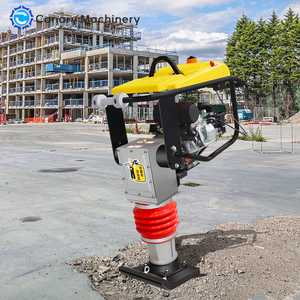 2024ガソリンハンドヘルド6.5hpジャンピングジャックランマーコンパクター電動土壌ランマー - Product Image 1