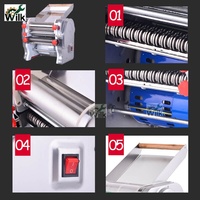Petit laminoir électrique pour pâte à pâtes Machine semi-automatique pour nouilles pour boulettes Farines conditionnées