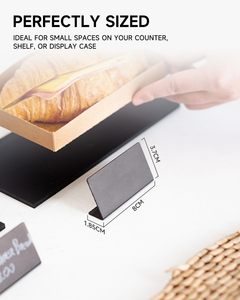 Mini-étiquettes magnétiques alphanumériques pour affichage de prix sur comptoir, idéales pour supermarchés, cafés et boulangeries - Product Image 3