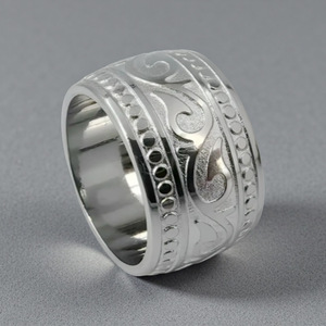 Juego de Anillos de Compromiso y Aniversario de Acero Inoxidable para Hombre y Mujer, con Caja de Anillos Variados - Product Image 3
