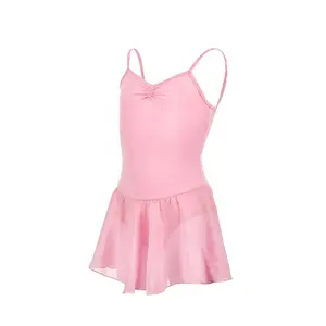 Ropa de baile de Ballet para niñas, camisola de algodón, falda, precio al por mayor, barata, 0100525