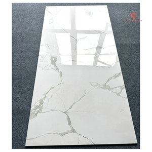 Gạch men sứ mài bóng màu xanh lá cây 60x60cm, gạch ốp tường và lát nền nội thất hiện đại, kháng khuẩn, chống mài mòn, thích hợp cho phòng.