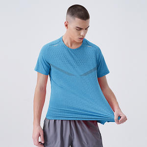 Camiseta Deportiva de Seda de Hielo para Hombre, de Secado Rápido, Delgada, para Verano, Manga Corta, Lisa - Product Image 2