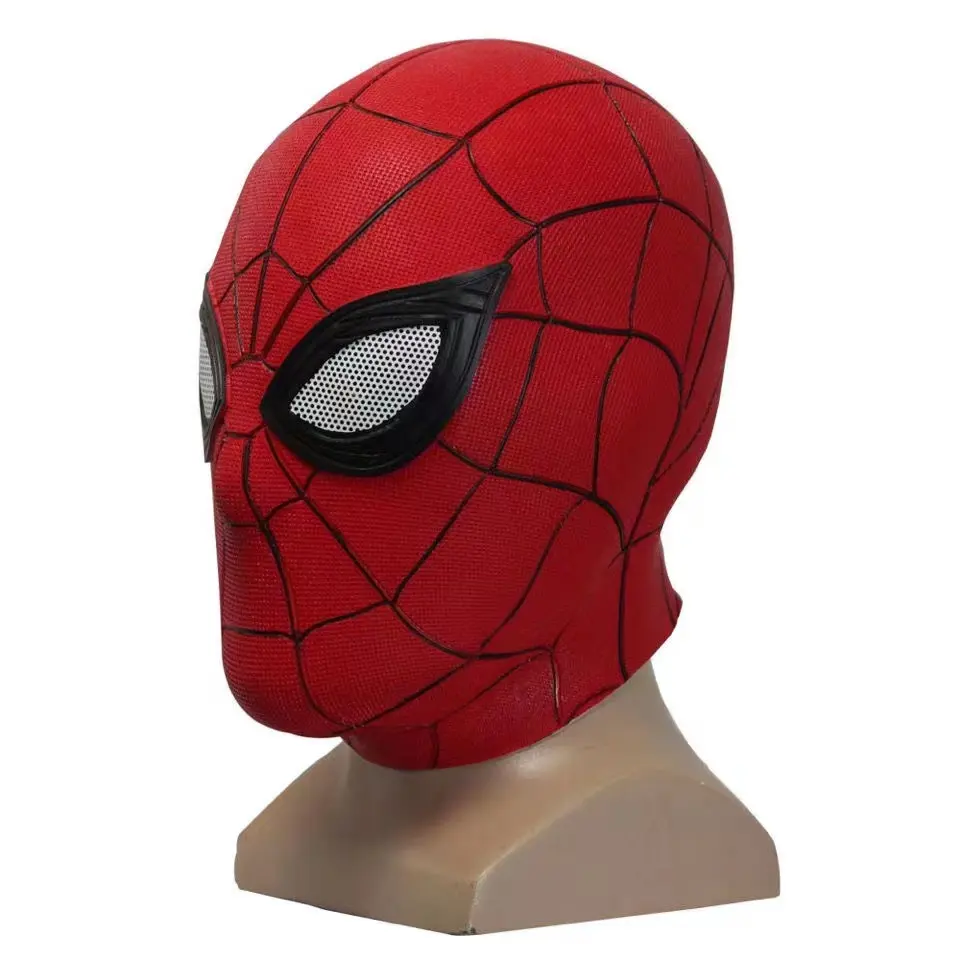 Masque de super-héros spiderman masque en latex halloween cosplay décoration chine usine conception Avengers cosplay masque